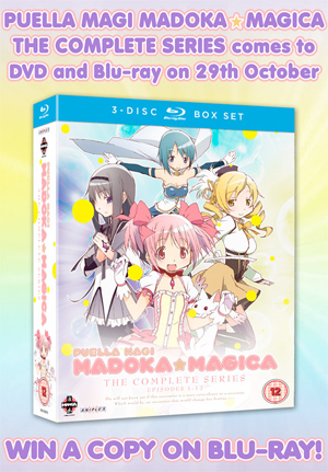 Win Puella Magi Madoka Magica: The Complete Series on Blu Ray