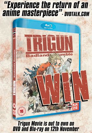 Win Trigun: Badlands Rumble on Blu-Ray